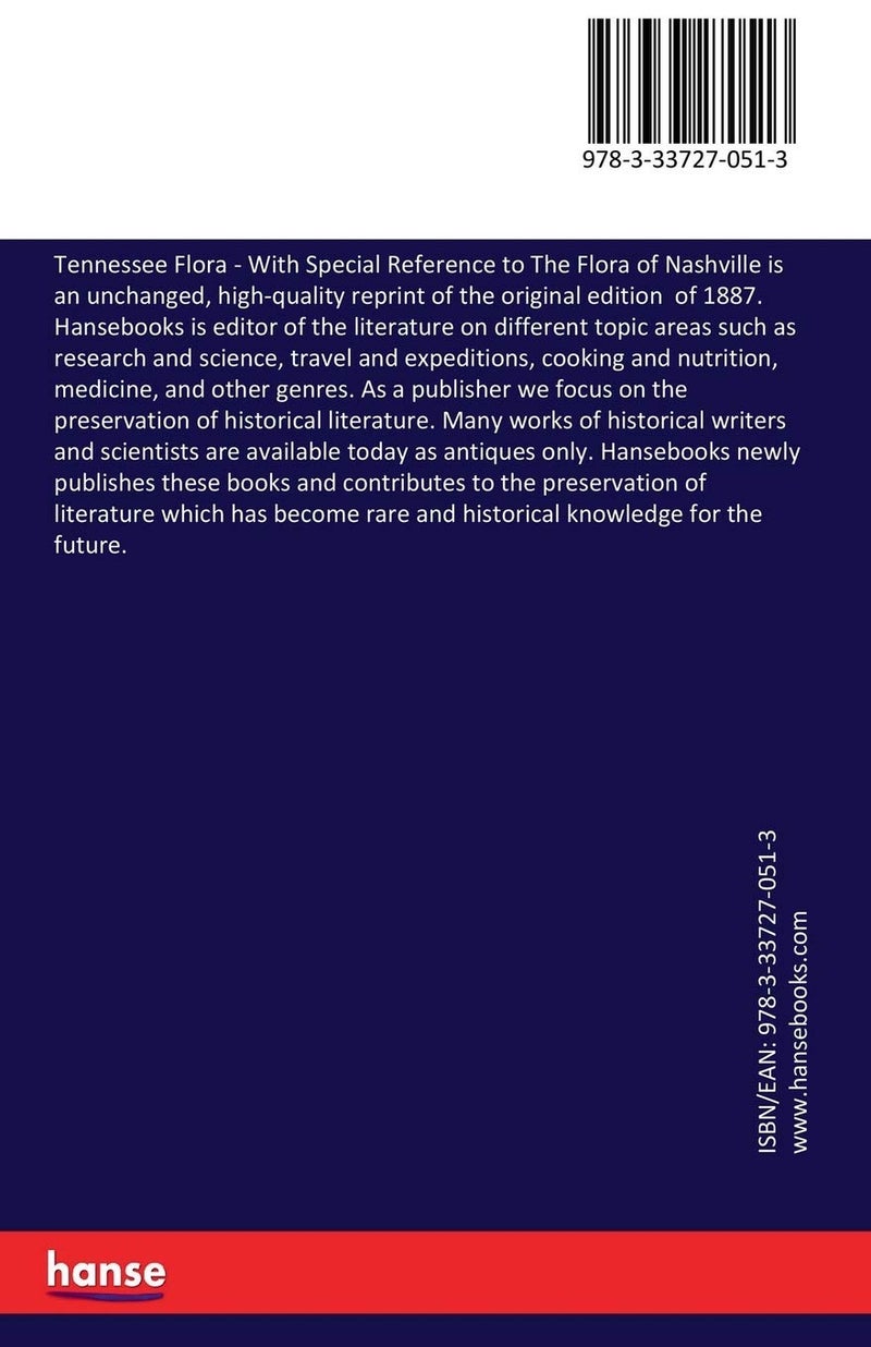 Tennessee Flora: With Special Reference to The Flora of Nashville  - Image 2