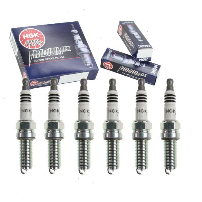 6 pc NGK Iridium IX Spark Plugs compatible with Honda Odyssey 35L V6 20082019