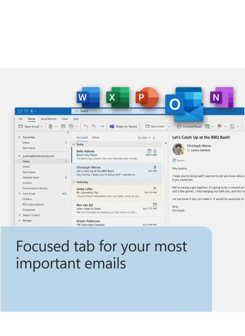 Generic - Office 2024 Home and Business Lifetime Subscription & Teams for PC/Mac - Image 1