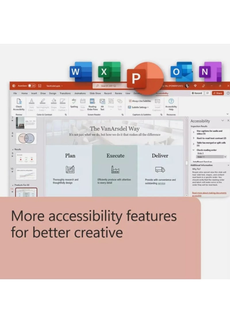 Generic - Office 2024 Home and Business Lifetime Subscription & Teams for PC/Mac - Image 1