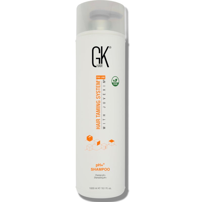 Global Keratin GK HAIR pH PreTreatment Clarifying Shampoo 338 Fl Oz1000ml For Preps Hair Deep CleansingRemoves Impurities With Aloe Vera Vitamins Natural Oils All Hair Types Men and Women
