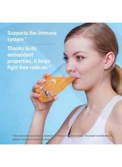ORZAX Vitamin C 1000Mg Immune Support Ascorbic Asid Antioxidant Booster Sugarfree Nongmo Vit C Helps Skin And Joint Healths Delicious Orange Flavored 20 Vegetable Effervescent Tablets  - Image 5