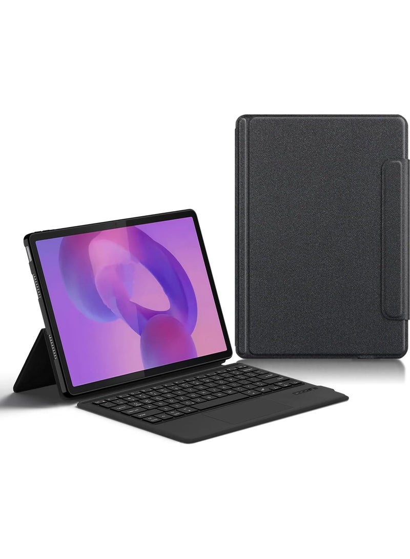 Arabic Keyboard Case for Lenovo Idea Tab Pro 12.7 inch 2025 TB373FU TB375FC Wireless Bluetooth Smart Touchpad Trackpad Keyboard Leather Stand Cover - Image 1