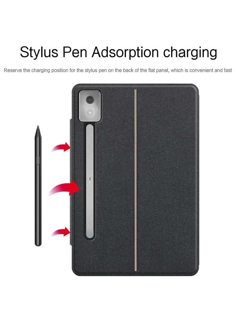 Arabic Keyboard Case for Lenovo Idea Tab Pro 12.7 inch 2025 TB373FU TB375FC Wireless Bluetooth Smart Touchpad Trackpad Keyboard Leather Stand Cover - Image 4