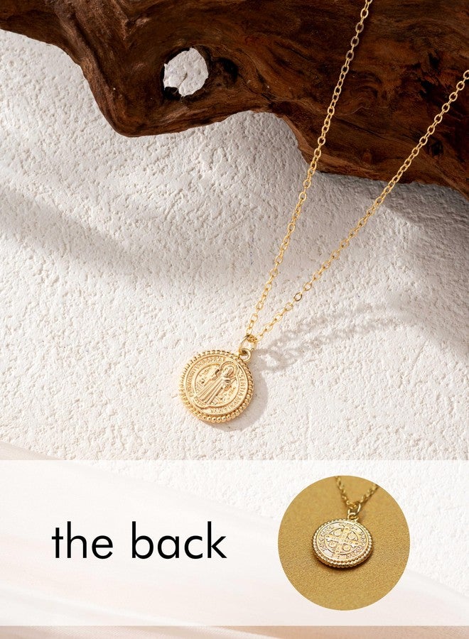 Baydurcan Dainty Gold Necklace for women - 14K Gold Plated Pendant Necklaces Gifts for Friends Sister Mother, Birthday, Christmas, Graduation, Inspirational Gifts, one size, Brass, Cubic Zirconia - Image 3