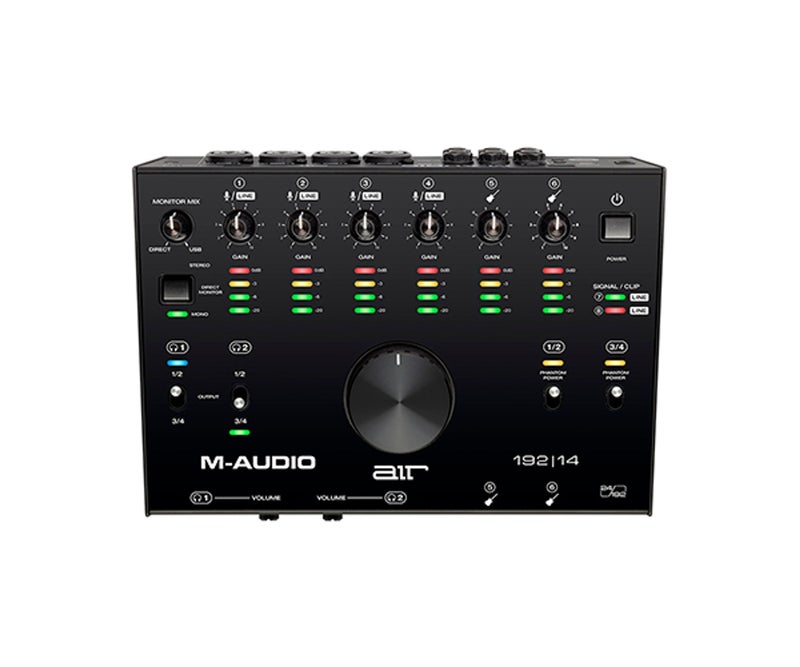 M-Audio 8 In 4 Out USB-C Audio MIDI Interface 24Bit 192KHz Recording Sound Card - Image 2