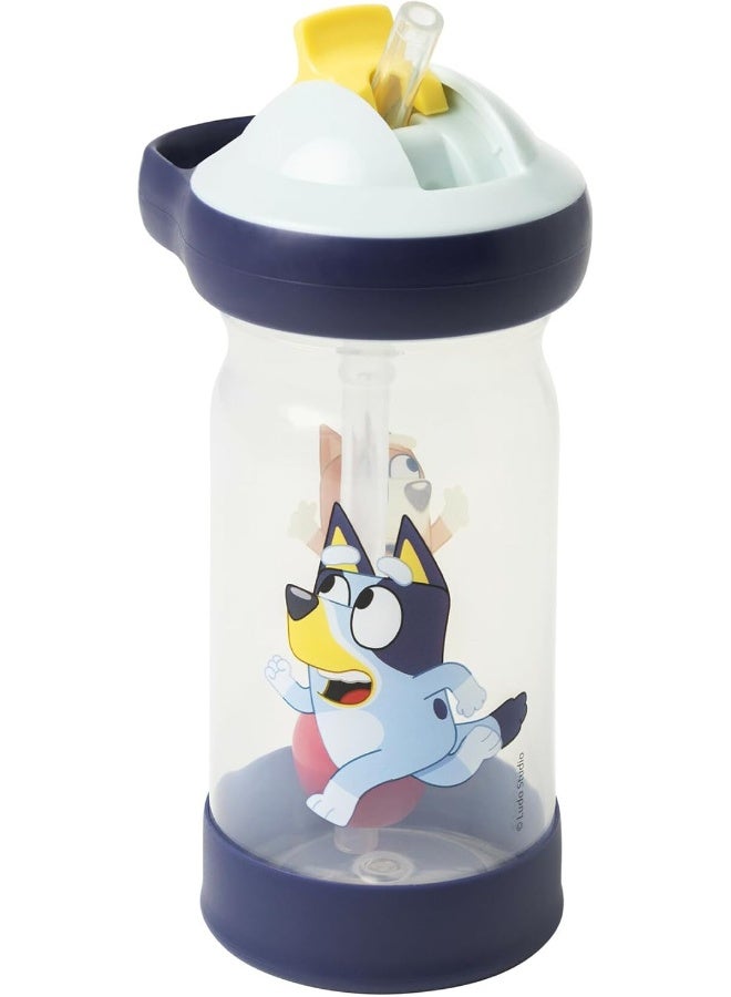 The First Years Bluey Sip & See Toddler Water Bottle - Image 1