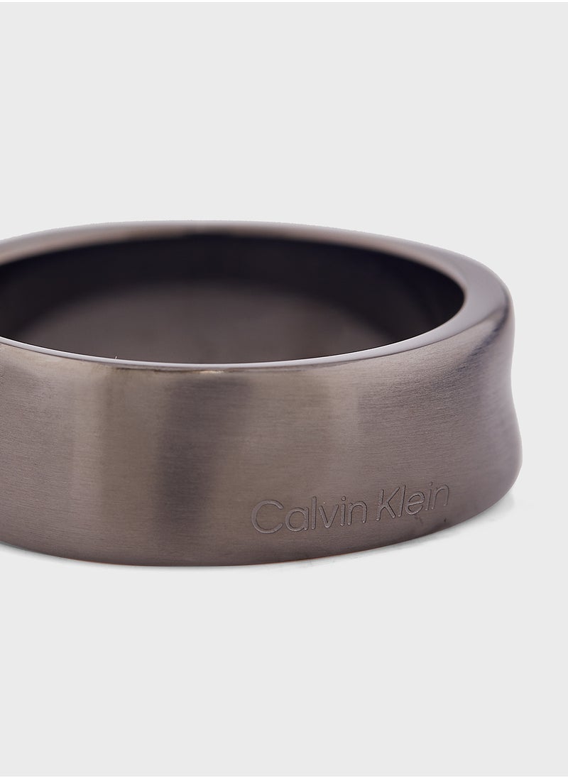 CALVIN KLEIN Ck Metallic Waves  Ring  - Image 4