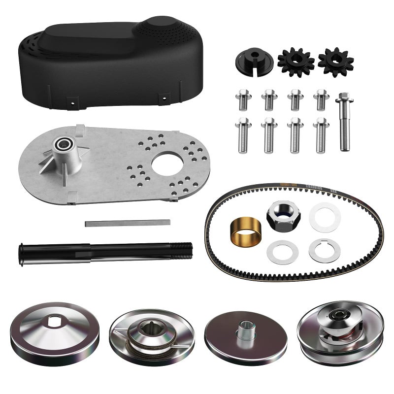 212cc Torque Converter Go Kart Clutch 34 inch 10T 4041 12T 35 Chain Predator Drive Belt Pulley Replace for Manco Comet TAV2 Mini Bike 30 Series Most Parts have been Installed on the Product