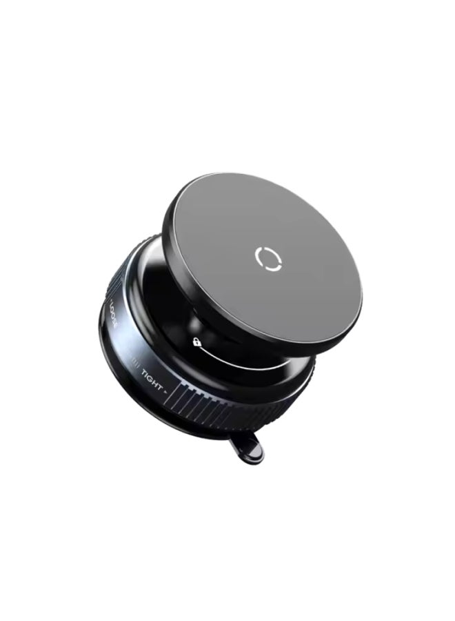 Beauenty Magnetic Phone Holder – 360 Rotating Stand with Strong Suction for Car, Office  Home, No Adhesive Needed, Black - Image 3