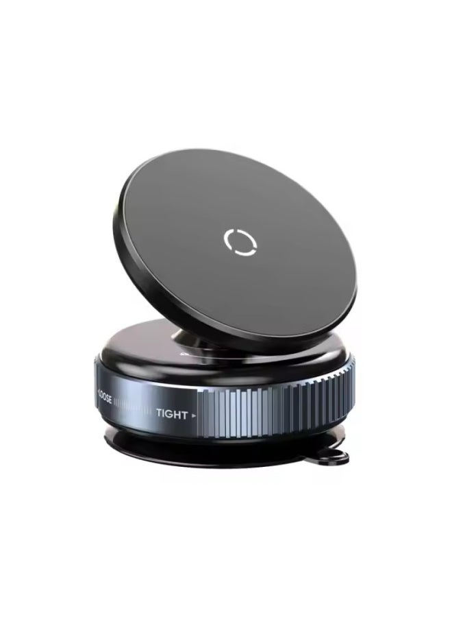 Beauenty Magnetic Phone Holder – 360 Rotating Stand with Strong Suction for Car, Office  Home, No Adhesive Needed, Black - Image 4