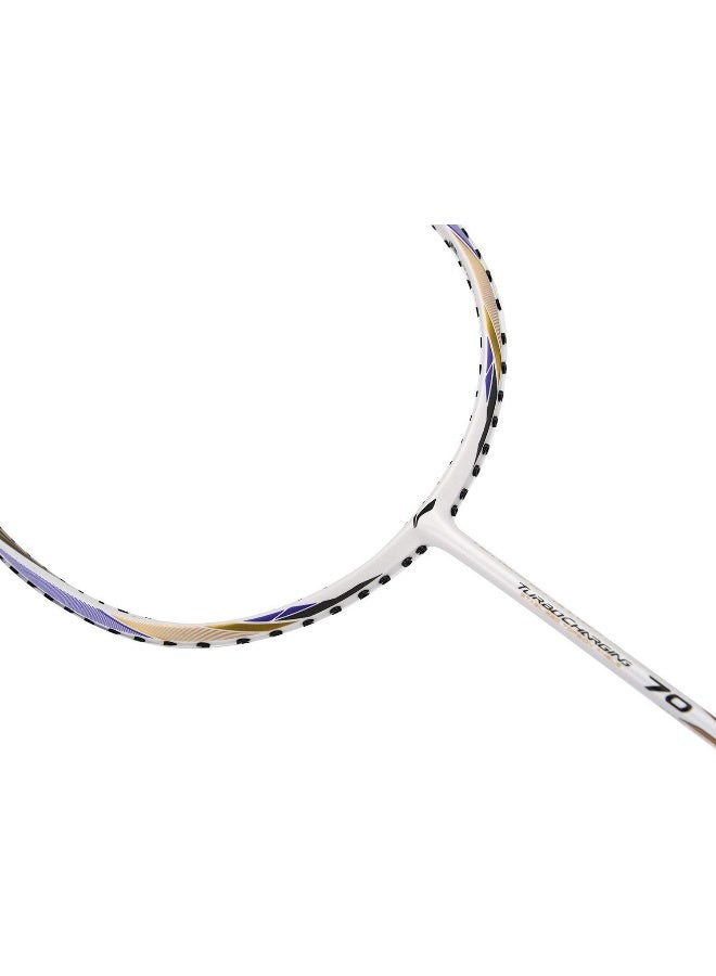 لي-نينج مضرب تنس الريشة توربو تشارجينج 70 أبيض/ذهبي - Image 4