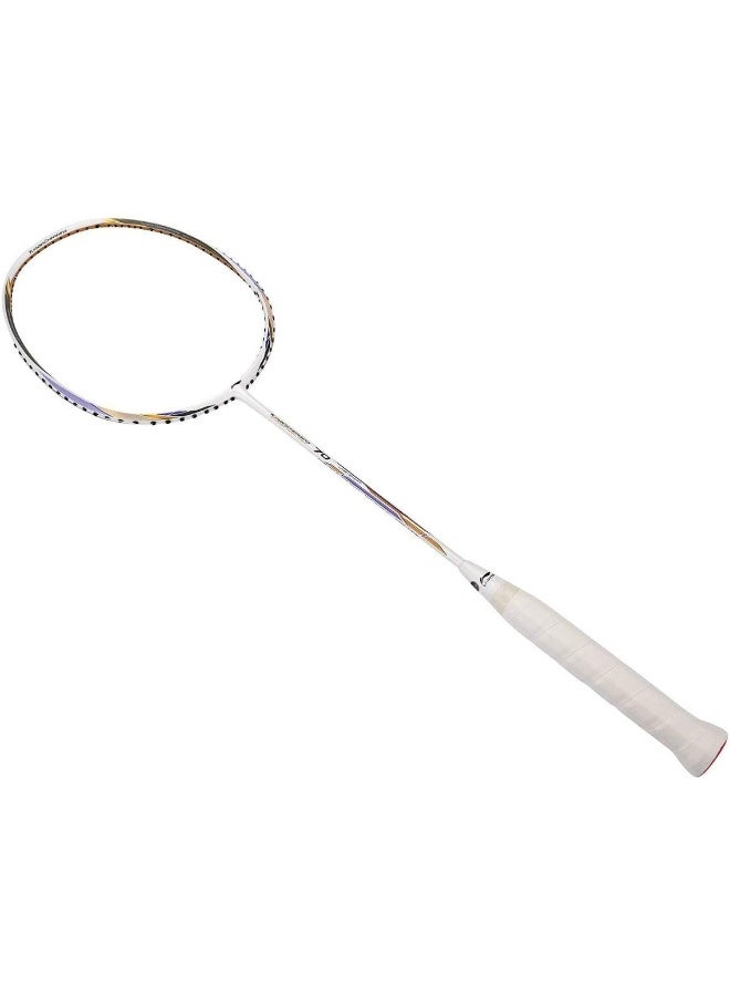 لي-نينج مضرب تنس الريشة توربو تشارجينج 70 أبيض/ذهبي - Image 1