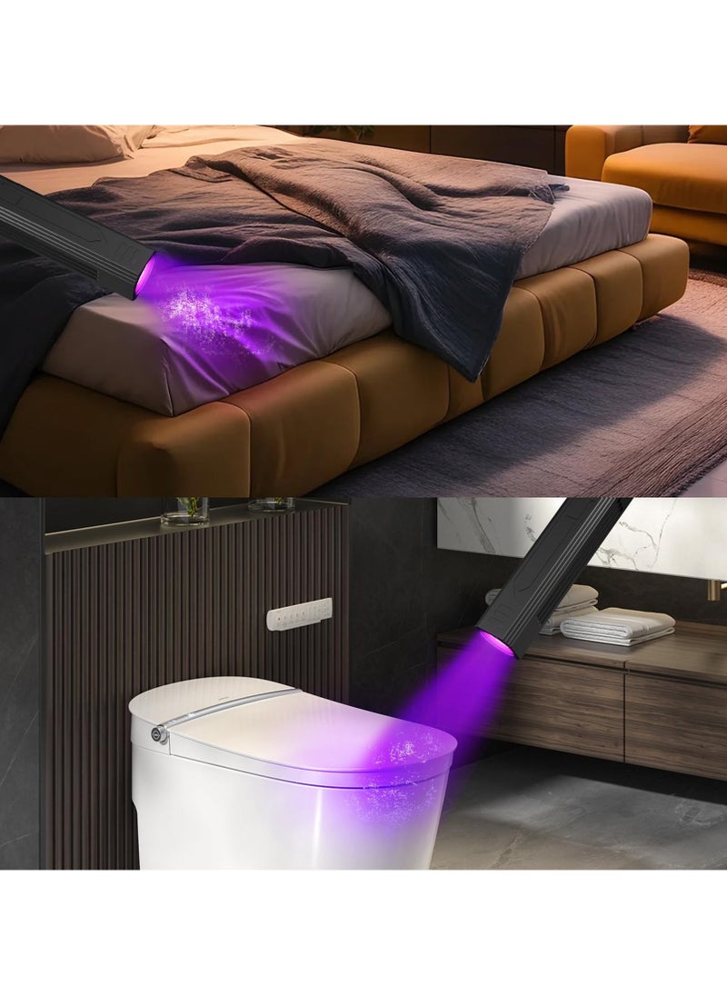 UV Flashlight, 365nm LED Blacklight, Portable Rechargeable UV Flashlight for Quickly Identify Cat Moss, Pet Urine Detection, Bed Bug, Scorpion Searching, Resin Curing - Image 5