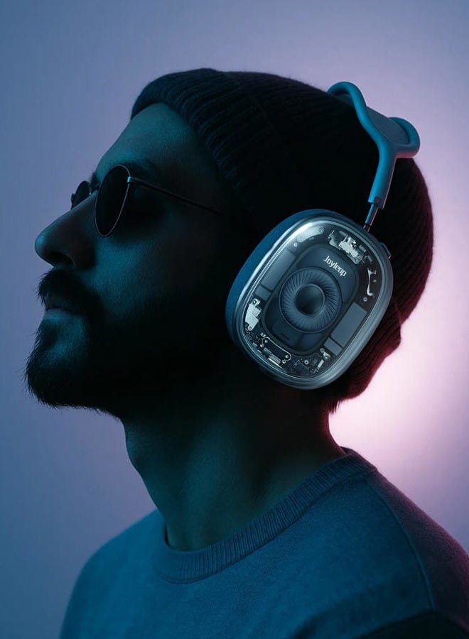 Joyleop for Airpods Max Case Covers - Tech-Inspired Durable Hard for for AirPods Max Ear Covers, Cool Headphones Case with Unique Design, Black Mechanical Style Essential Accessories for Headphones - Image 5