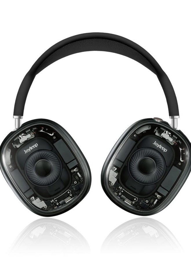 Joyleop for Airpods Max Case Covers - Tech-Inspired Durable Hard for for AirPods Max Ear Covers, Cool Headphones Case with Unique Design, Black Mechanical Style Essential Accessories for Headphones - Image 1
