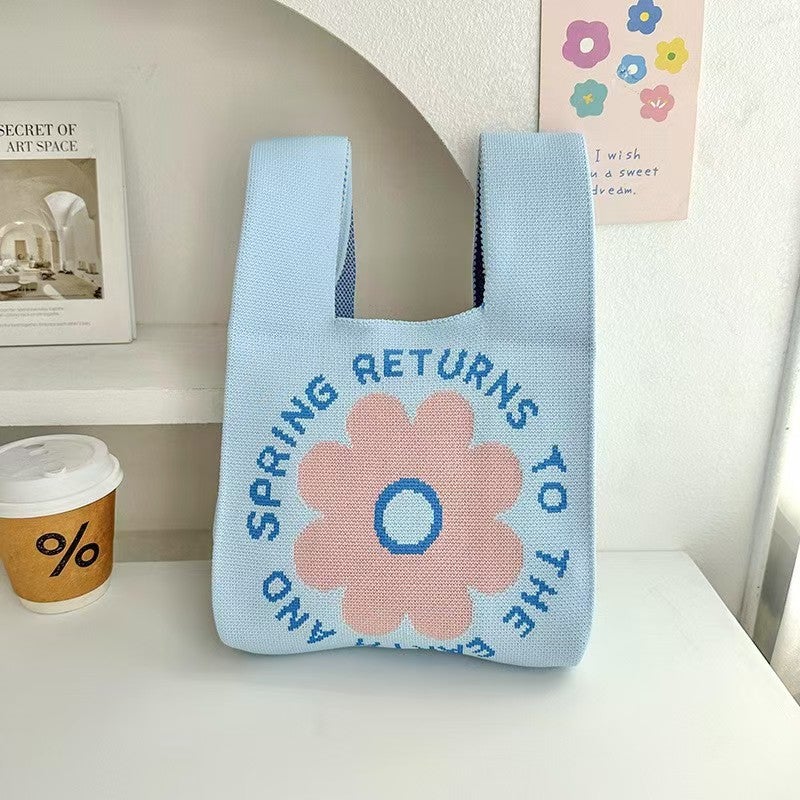 Popular Knitted Handbags, Fashionable And Versatile Women'S Tote Bags, Handbags, Holiday Event Gift Bags, Souvenirs - Image 3