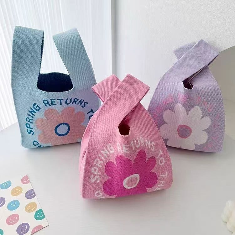 Popular Knitted Handbags, Fashionable And Versatile Women'S Tote Bags, Handbags, Holiday Event Gift Bags, Souvenirs - Image 2