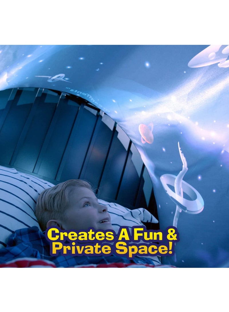 Kids Dream Bed Tent Space Adventure Playhouse Foldable Gift for Children Night Sleep Fun Toys Included Holidays Birthday Present Magical Private World  - Image 3