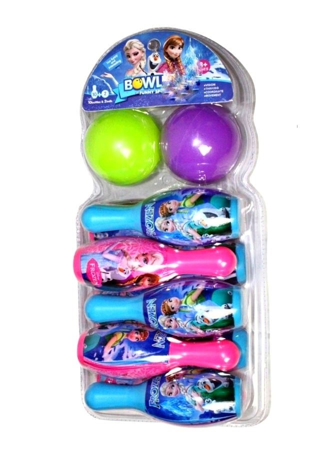 Toy Box 10-Piece Frozen Bowling Set - Image 2