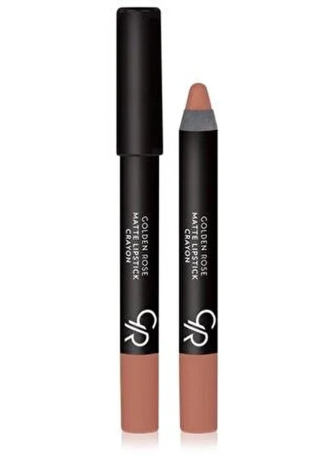 Golden Rose Matte Lipstick Crayon - No :14 - Image 1