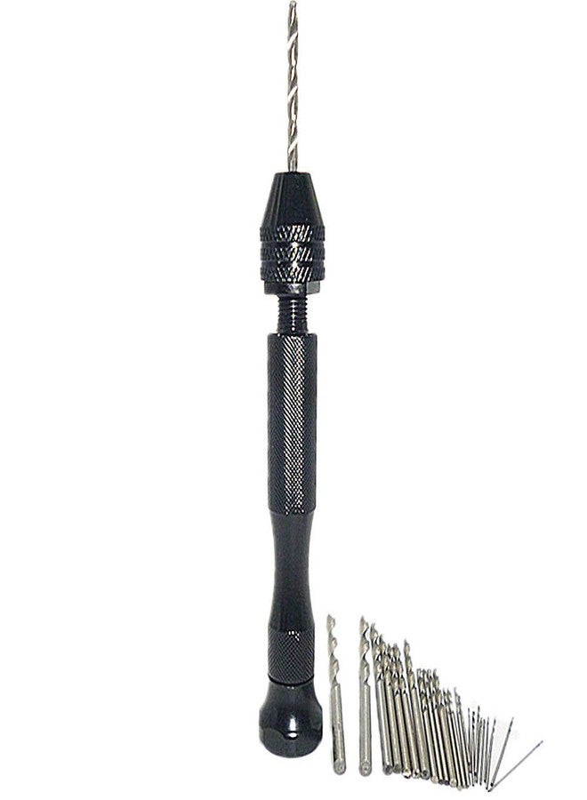 Preamer 20 PcsHSS Micro Twist Drill Bits with Aluminum Small Pin Vise Hand Drill Bit for Shells Jewelry Making Model Craft DIY Tool,0.5mm-3mm - Image 2