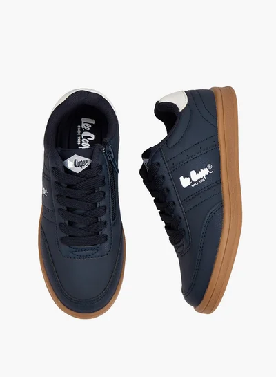 Lee Cooper Boys' Logo Print Lace-Up Sneakers