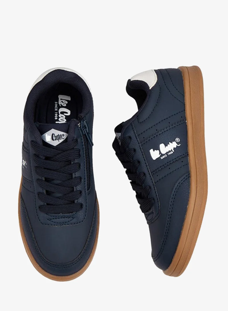 Lee Cooper Boys' Logo Print Lace-Up Sneakers