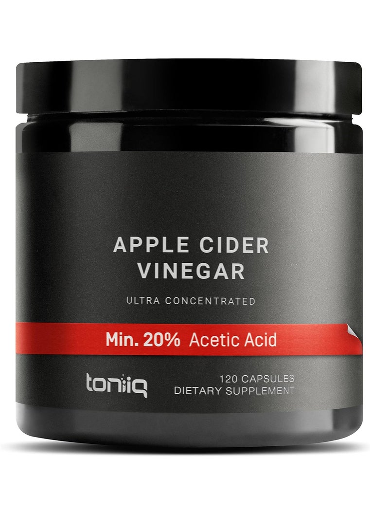 Toniiq Apple Cider Vinegar, 120 Capsules  - Image 1