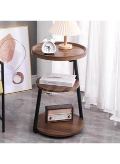 DubaiGallery Multi-Layer Sofa Coffee Tables, Luxury Italian Light Simple Tables for Home and Living Room, Small Round Table  - Image 3