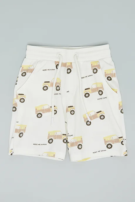 أر أند بي 2 Pack Printed Shorts with Drawstring Waist