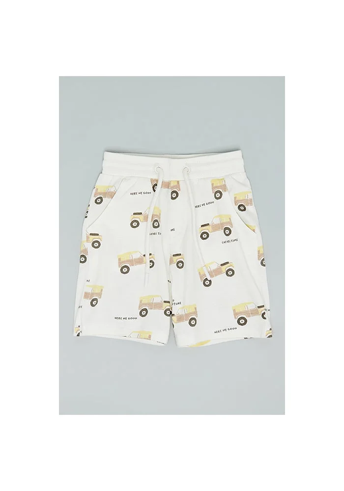 أر أند بي 2 Pack Printed Shorts with Drawstring Waist