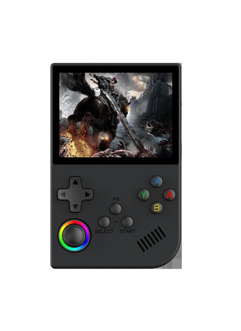 XGB35 Double Rocker PS1 HD Retro Arcade Game Machine Linux Double HD Connected Handheld-Model:Xgb36 Black