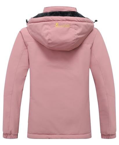 MOERDENG Women's Waterproof Ski Jacket Warm Winter Snow Coat Mountain Windbreaker Hooded Raincoat Jacket - Image 2