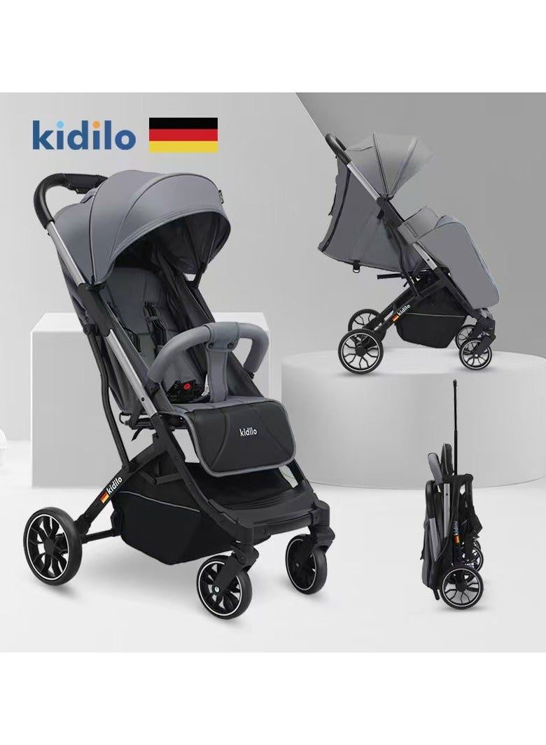 kidilo Travel and Hiking Stroller, Lightweight and Easy to Fold - with bag  code (k20) ( Stroller weight 7.8 KG ) - Image 2
