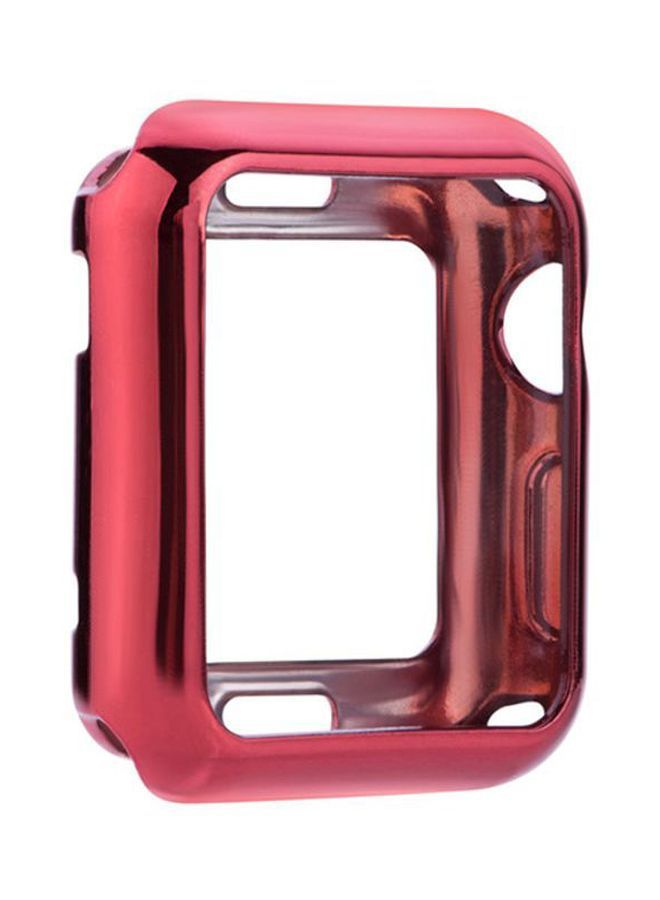NIBEMINENT Ultra-Slim Protective Case Cover For Apple Watch Series 1/2/3 42mm Hot Pink - Image 2