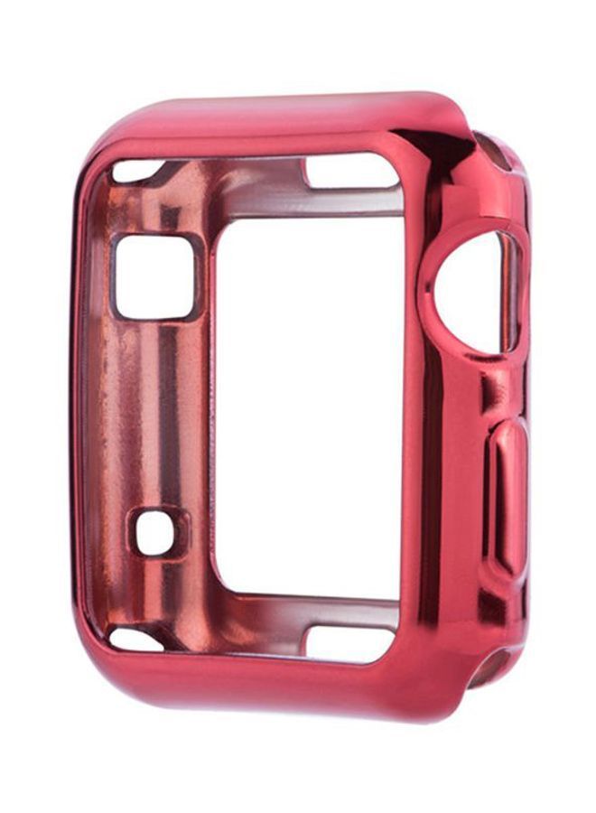 NIBEMINENT Ultra-Slim Protective Case Cover For Apple Watch Series 1/2/3 42mm Hot Pink - Image 3