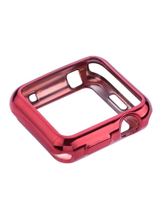 NIBEMINENT Ultra-Slim Protective Case Cover For Apple Watch Series 1/2/3 42mm Hot Pink - Image 1