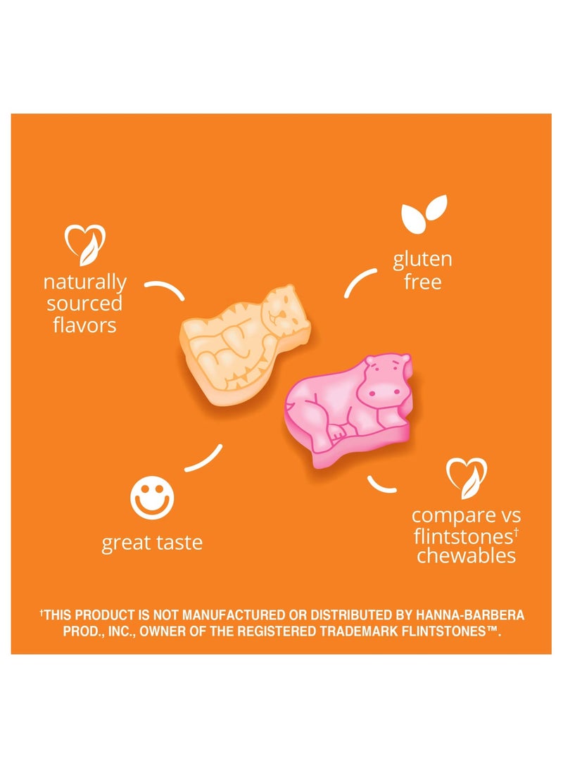 21st Century Zoo Friends with Extra C Orange 60 Chewable Tablets - Image 4