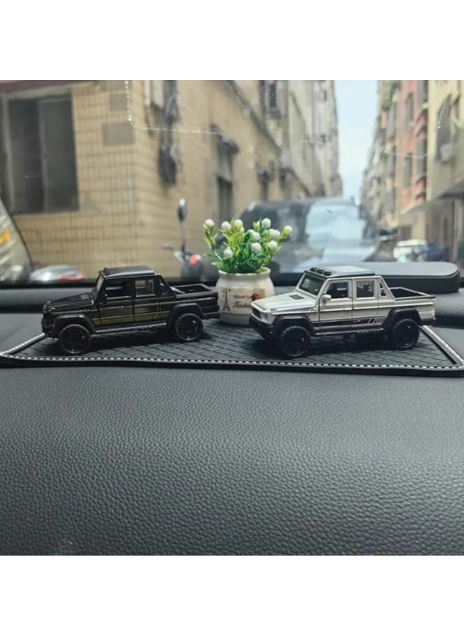 Toys شاحنه ماكيت مرسيدس بيك اب ابيض معدنية بإضاءات امامية - 1:36  - Image 4