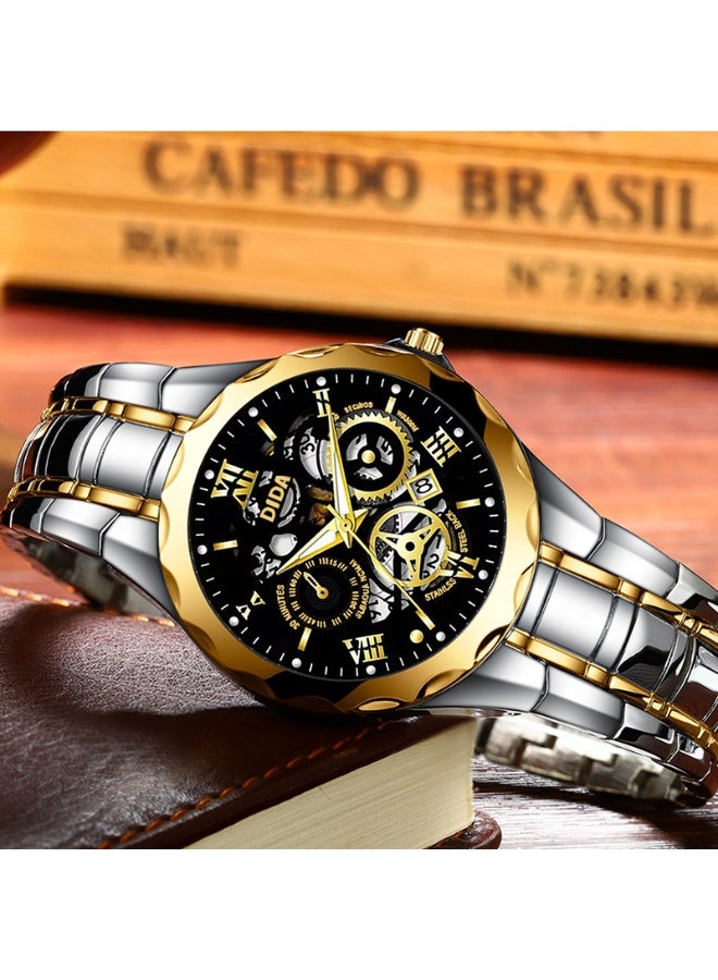 DIDA Men's Alloy Waterproof Watch S028 Black - Image 2