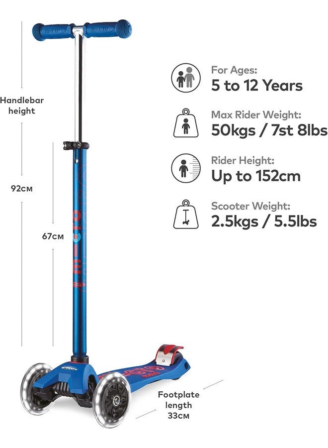 Micro مايكرو ماكسي ديلوكس LED كيكبورد | كيكبورد مع عجلات أمامية LED | مقود قابل للتعديل في الارتفاع | من 5 سنوات | كيكبورد متوفر بـ 6 ألوان - Image 5