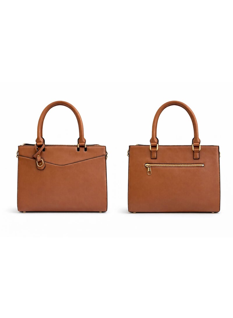 osir Ladies’ Bag Women’s 4-Piece Bag Set Made of Leather - Image 5