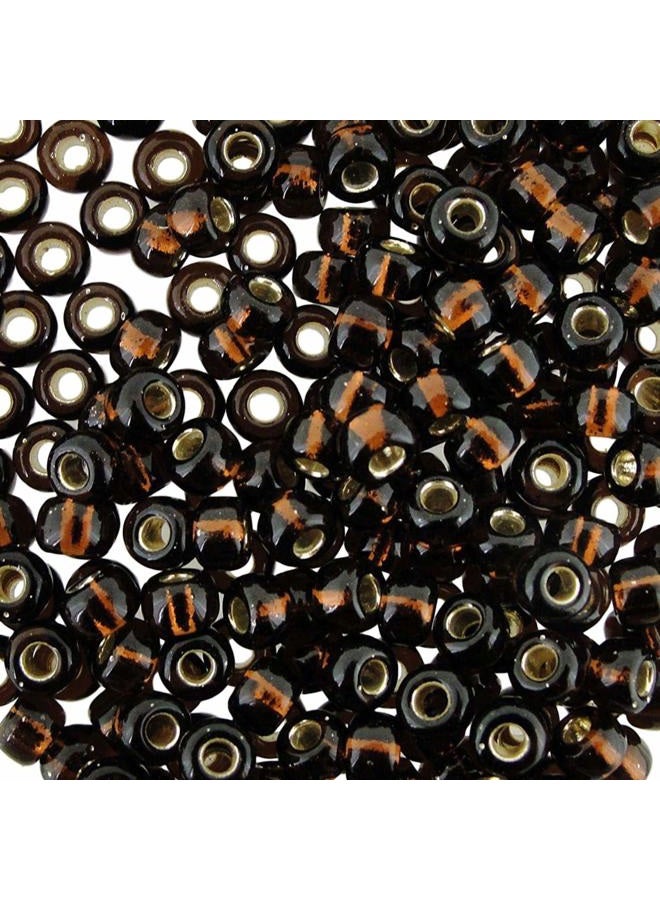 Miyuki Round Seed Beads Size 6/0 20g SL Dark Topaz - Image 1