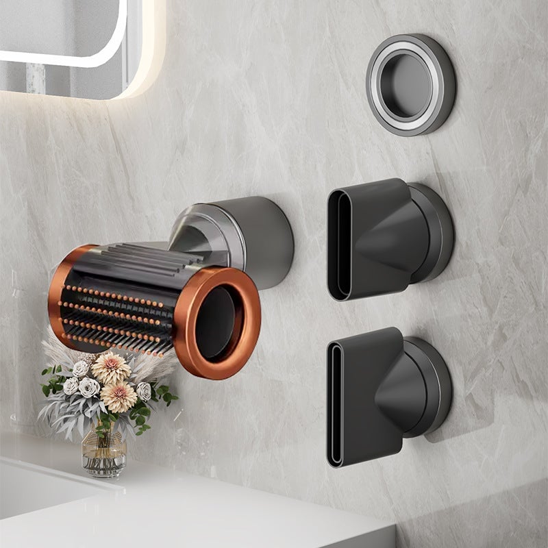 Punch-Free Dyson Hair Dryer Head Dyson Air Nose Rack Accessories Bracket Magnetic Suction Leifen Wall Rack Storage - Image 2