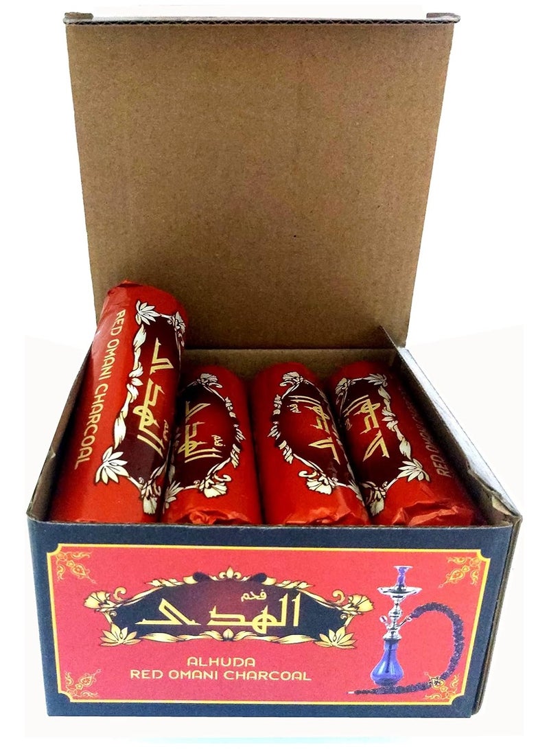 Alhuda AI Huda Red Omani Bakhoor Charcoal 80 tablets per box - Image 4