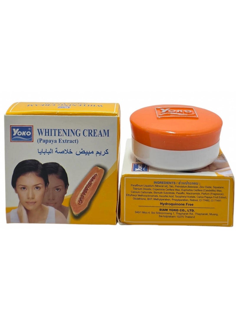YOKO Whitening Cream With Papaya Extract 4G - Image 2