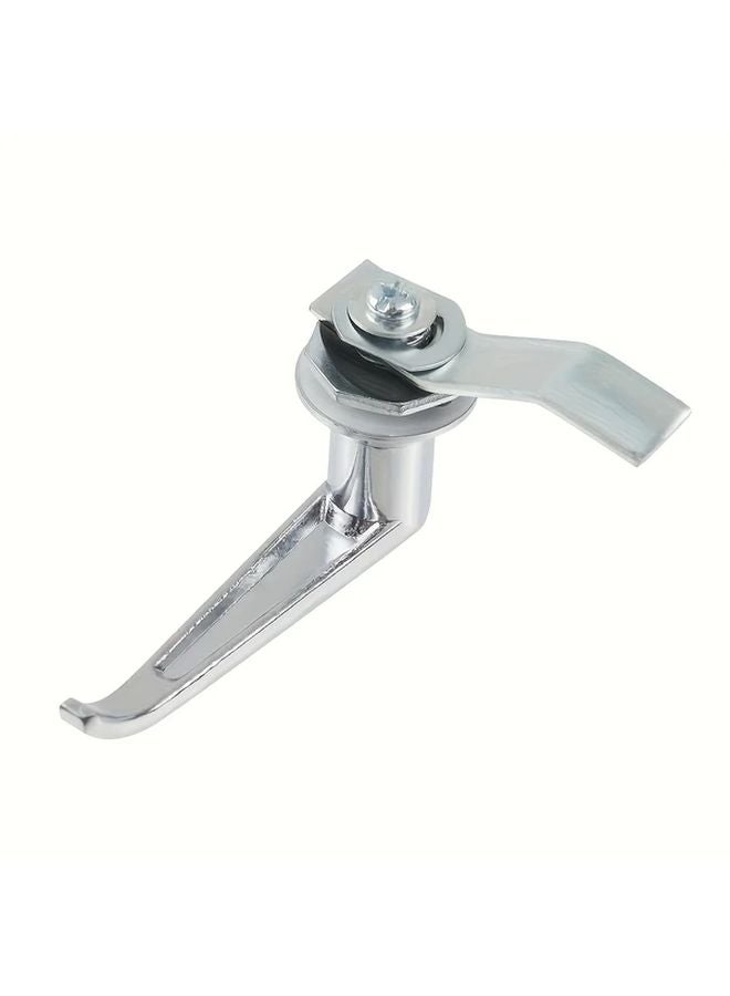 2 Pack Heavy Duty Cabinet Locks Silvery Zinc Alloy Keyed Entry For Home Office - Image 5