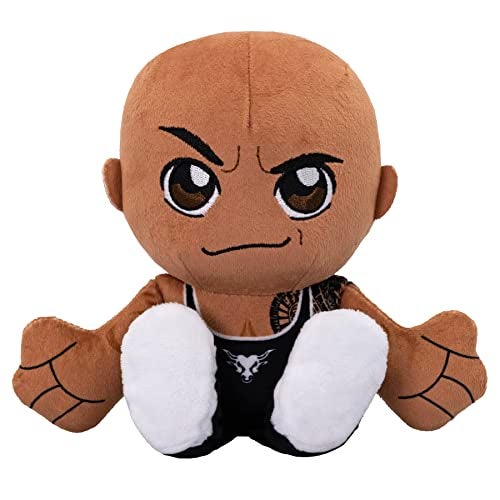 Bleacher Creatures WWE The Rock 8 Kuricha Plush Soft Chibi Inspired Wrestling Legend - Image 1