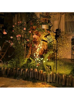 Hihonor 2pc 25IN Solar Powered Watering Can Light Stand, Simulated Flowing Filament Lamp, Suitable For Garden Lawn Patio Villa Courtyard  - Image 3